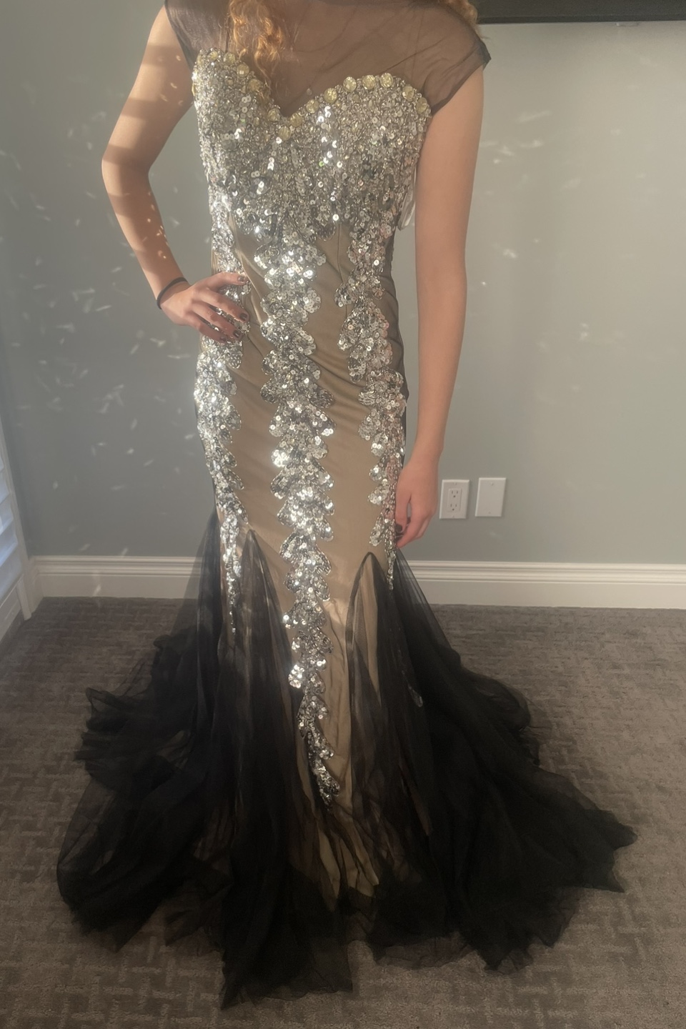 Jovani Stunning Beaded Mermaid Prom Dress