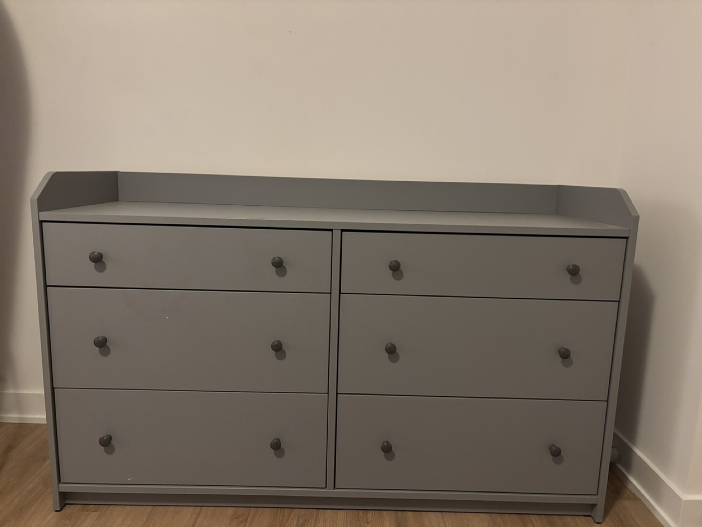IKEA Hemnes 6-Drawer Dresser - Grey