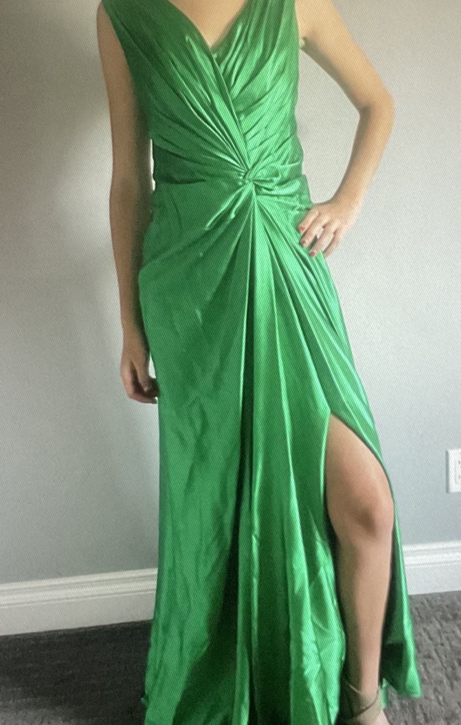 Stunning Emerald Green Evening Gown