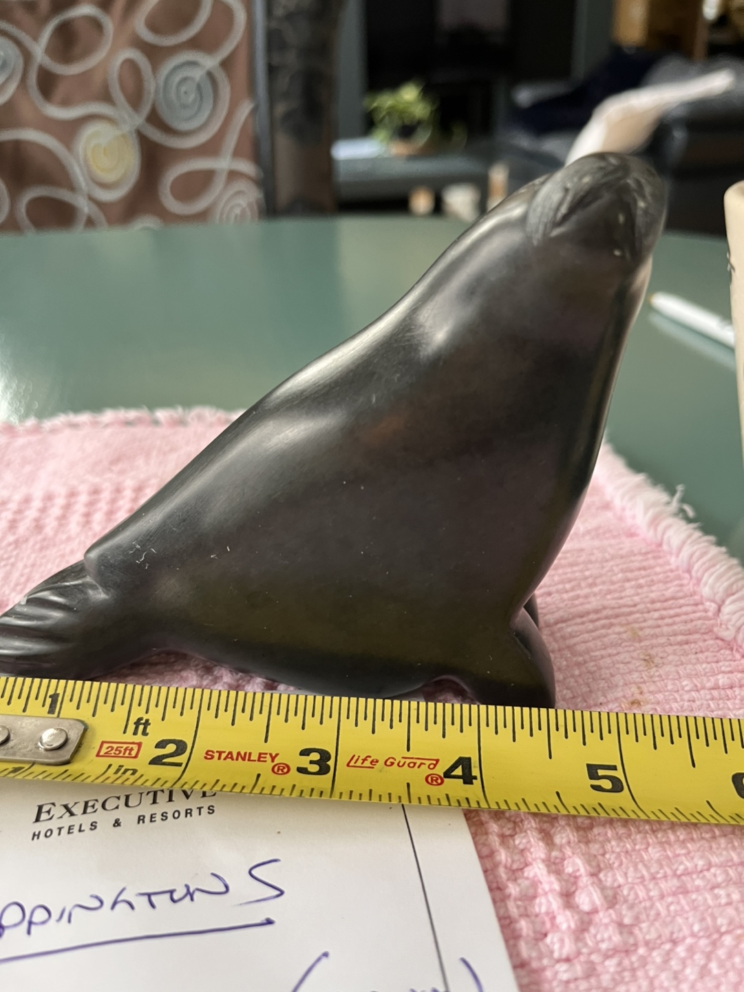 Elizabeth Gagnon Soapstone Seal Sculpture