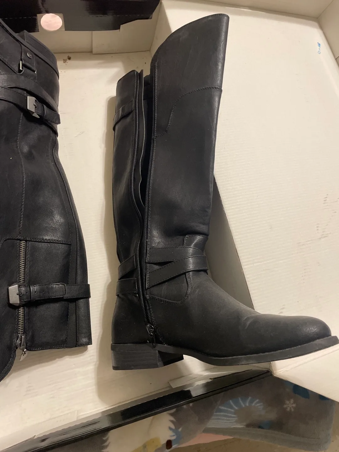 G By Guess Black Riding Boots image indicator(3)