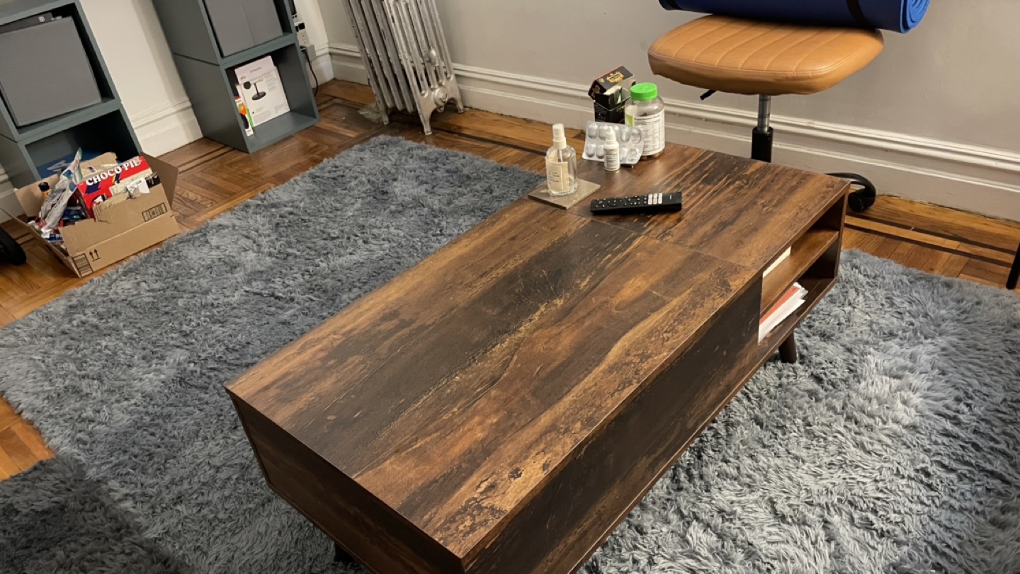 Lift-Top Coffee Table with Storage - photo 2