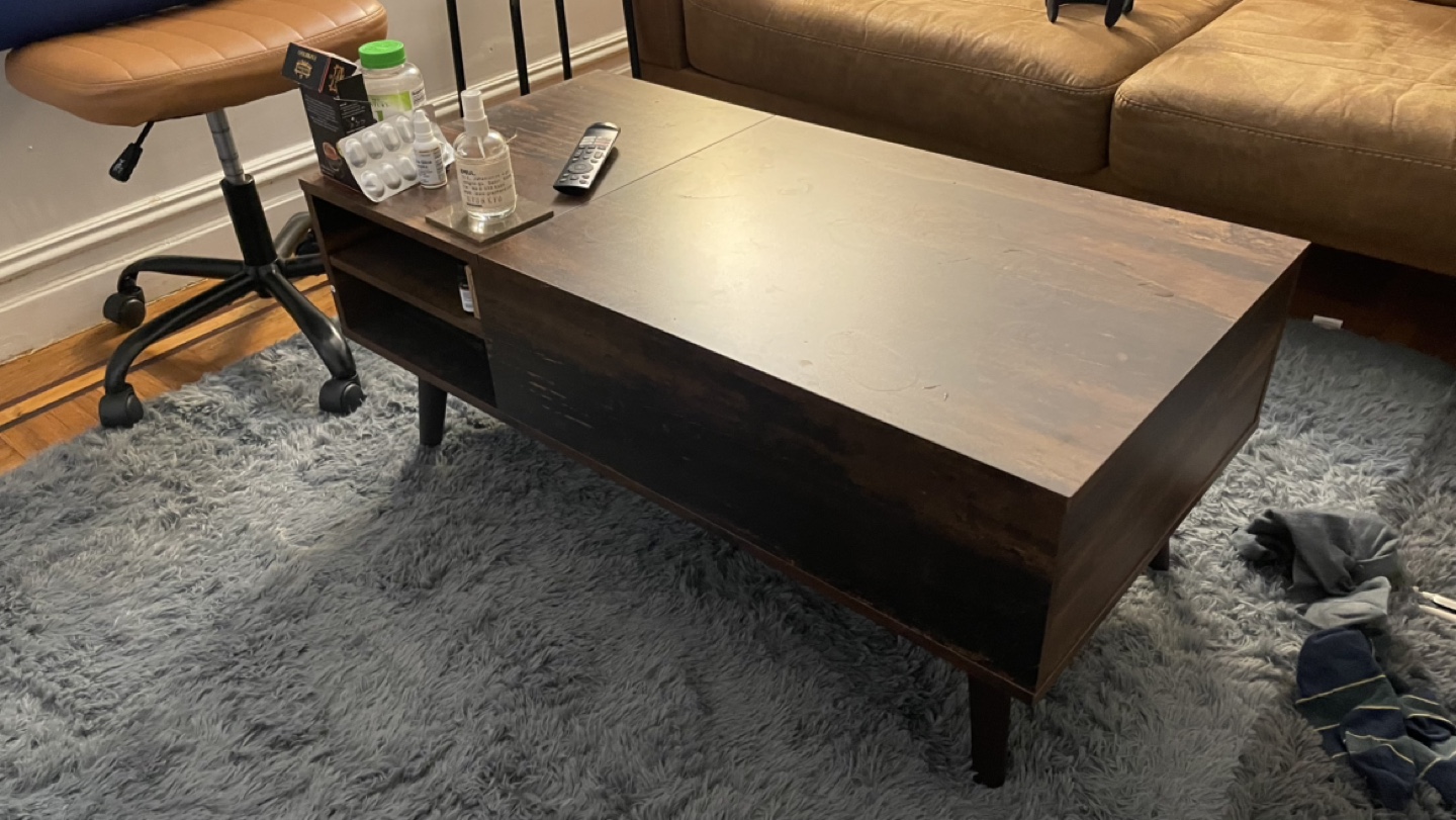Lift-Top Coffee Table with Storage