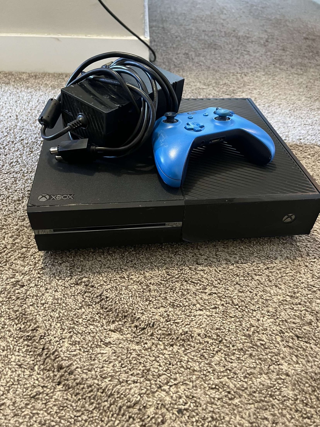Xbox One Console with Controller and Power Supply