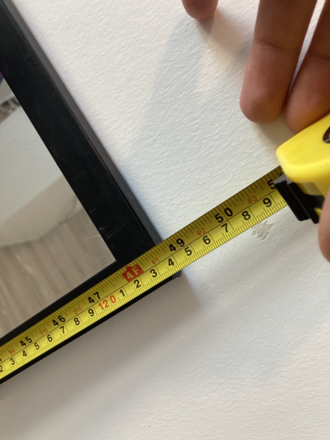 Full-Length Black Frame Mirror - photo 4