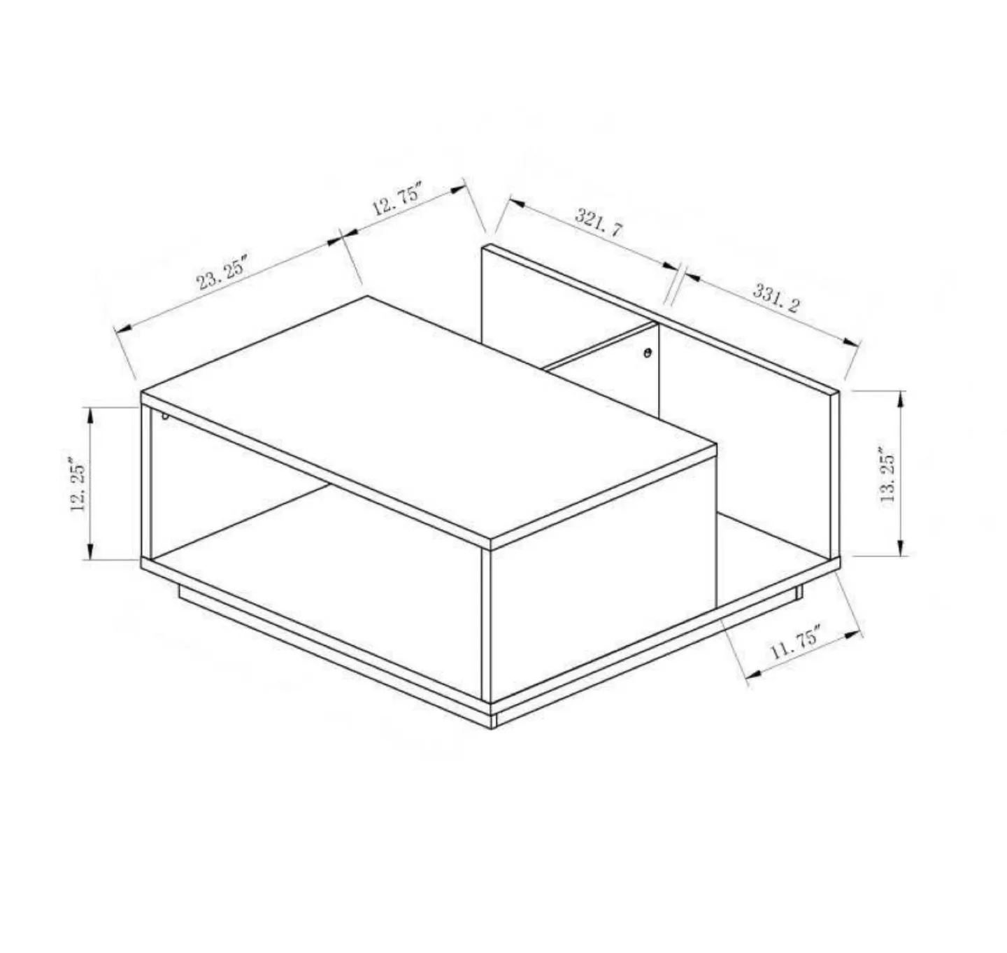 Coffee Table with Storage ▫️BRAND NEW▫️ image indicator(4)