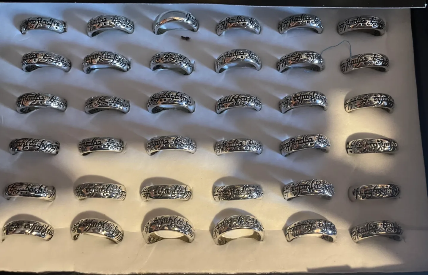 Bulk Lot of 36 Lord of the Rings Rings image indicator(2)