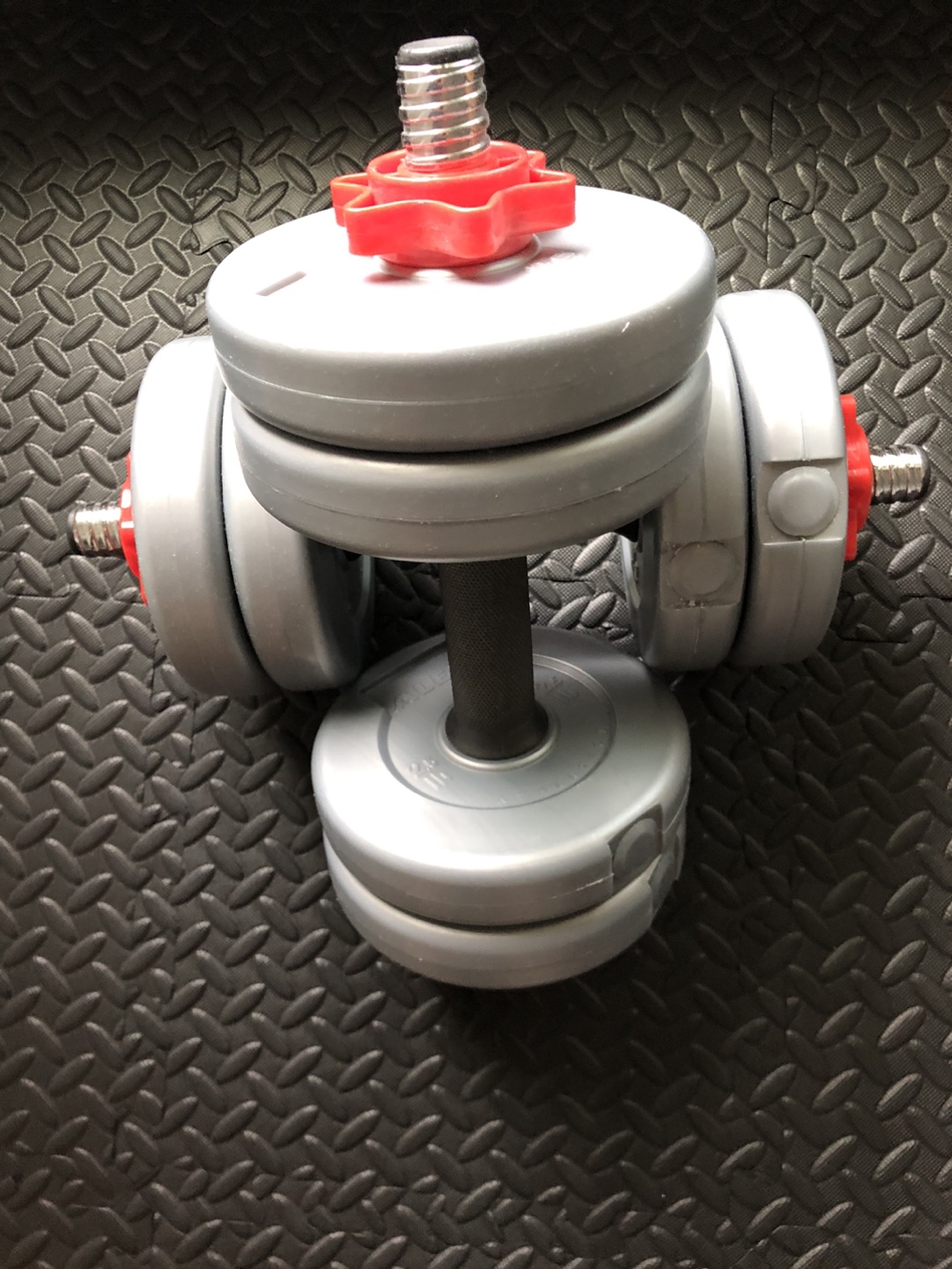 Adjustable Dumbbells with Weight Plates