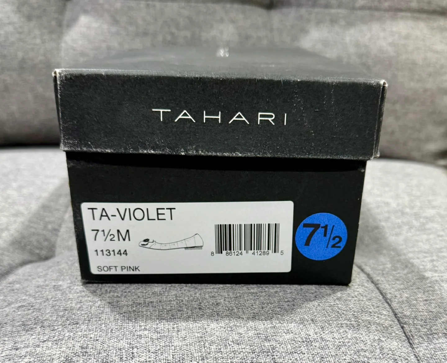 Tahari Women's Pink Leather Ballet Flats Size 7 1/2 M image indicator(3)