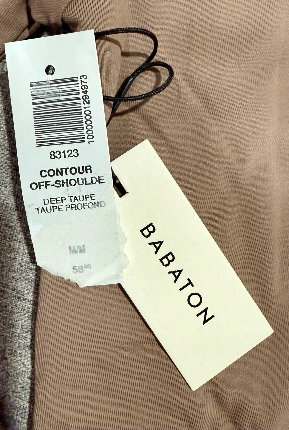 Babaton Contour Off-Shoulder Bodysuit - Deep Taupe image indicator(2)