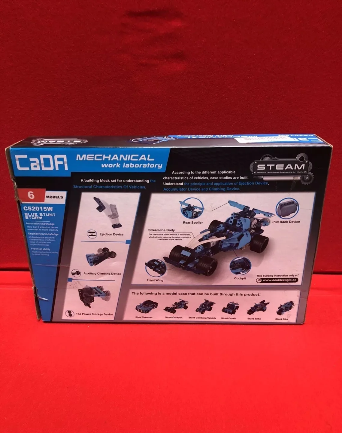 Mechanical Building Blocks Set - Blue Stunt Storm image indicator(2)