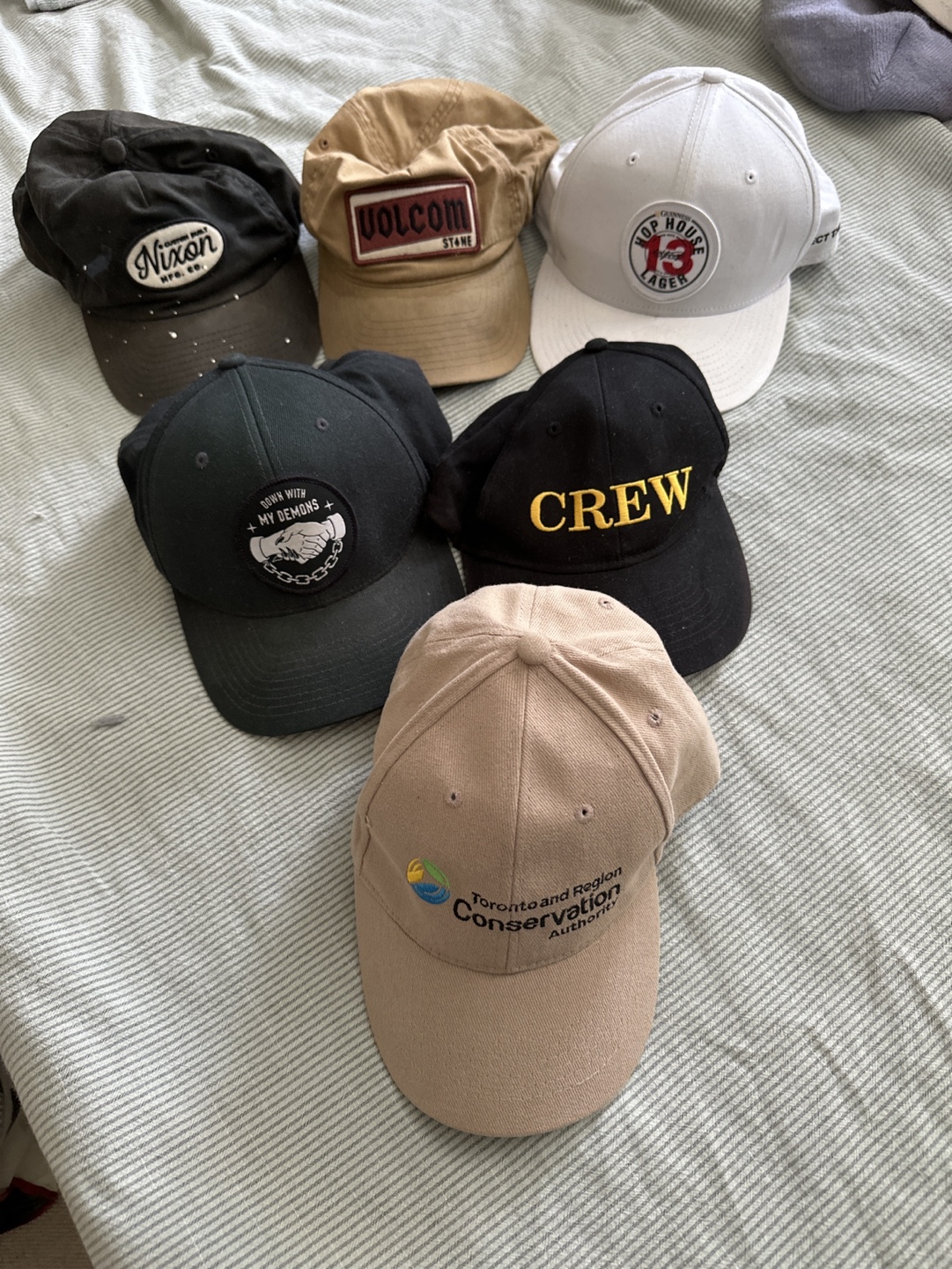 Bundle of Six Assorted Hats