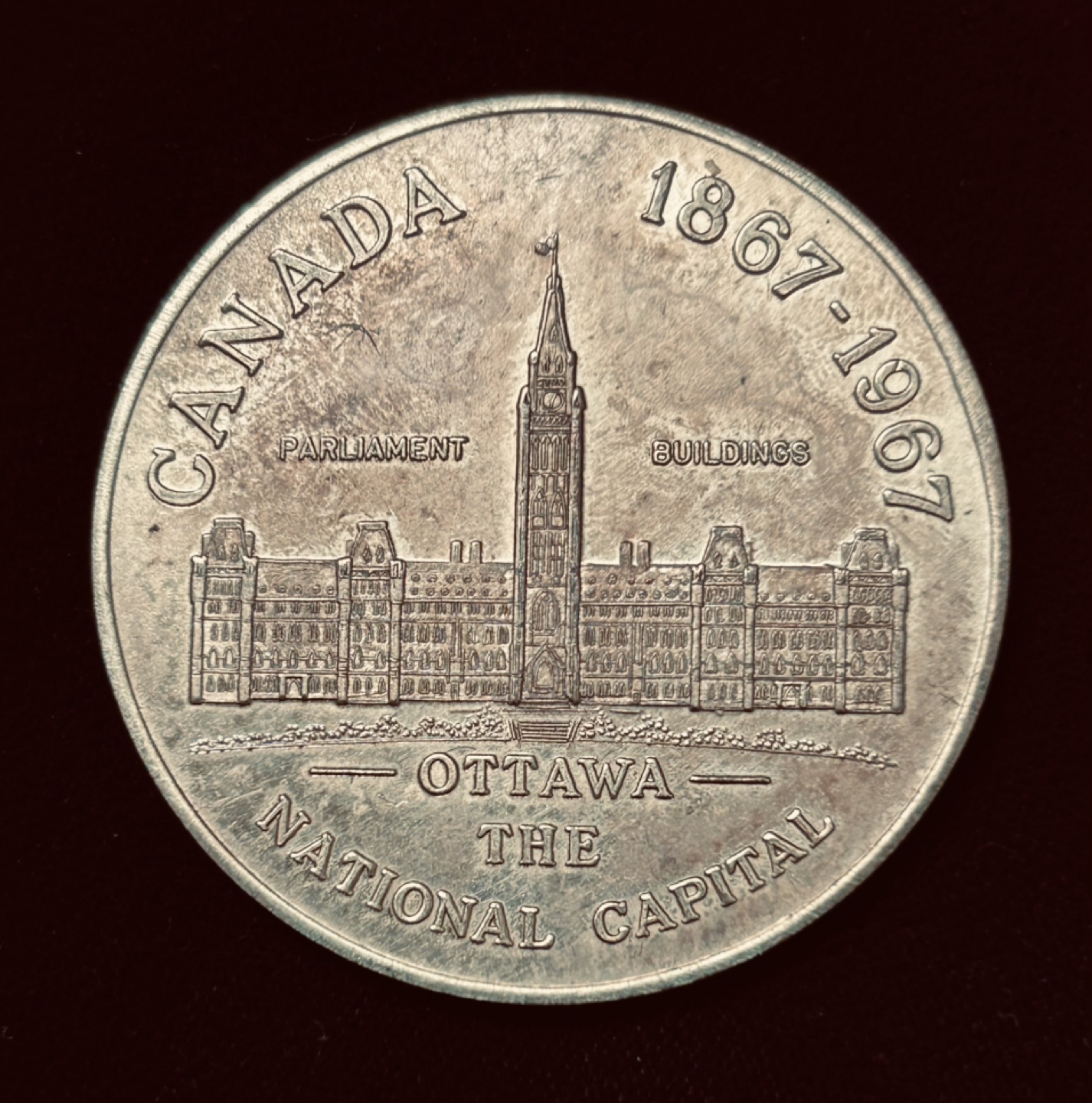 1967 Ottawa Centennial Souvenir Dollar Token
