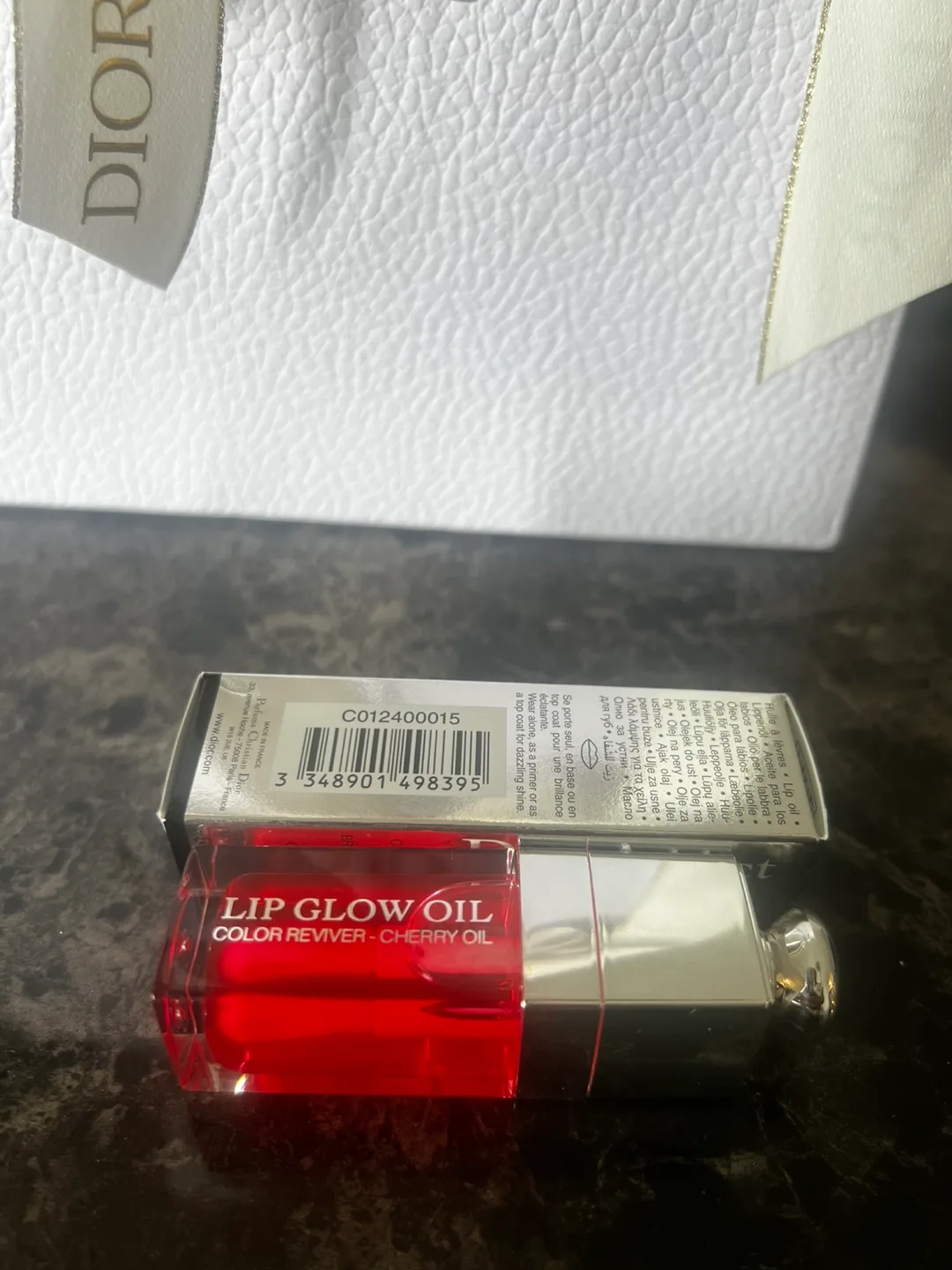 New!!! Dior Lip Glow Oil 015 Cherry image indicator(5)