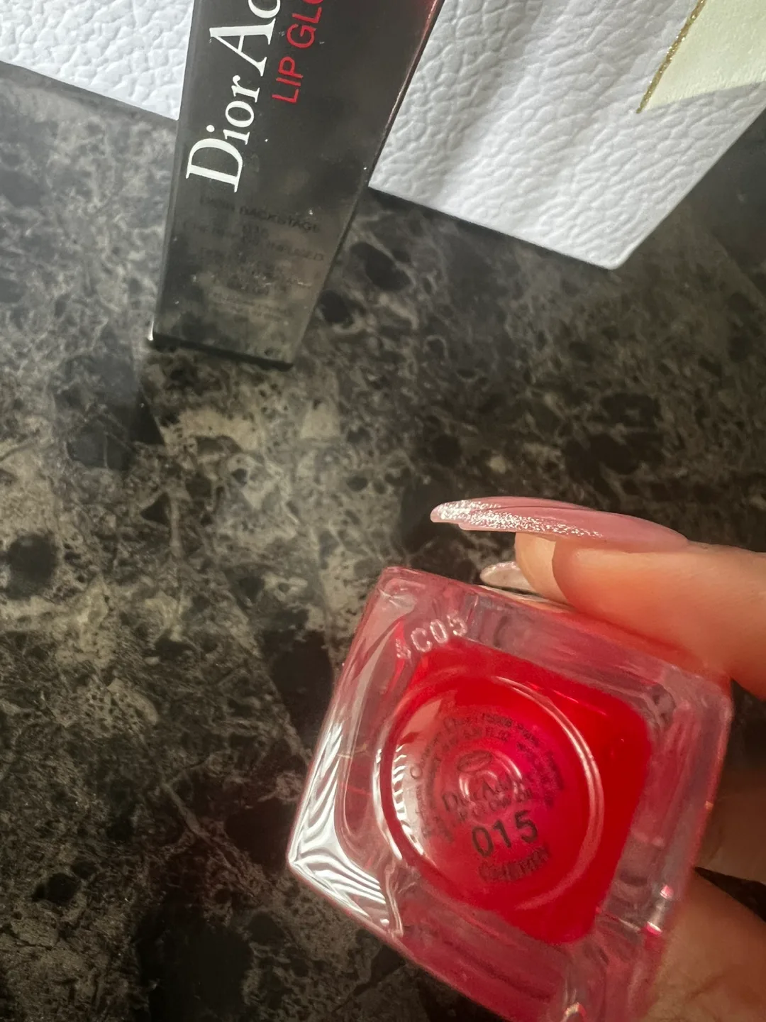 New!!! Dior Lip Glow Oil 015 Cherry image indicator(4)