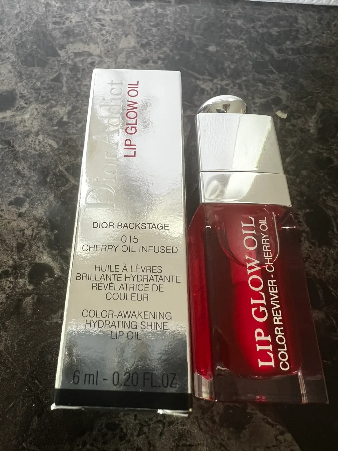 New!!! Dior Lip Glow Oil 015 Cherry image indicator(2)