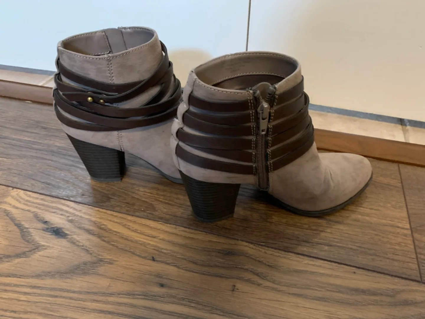 REVERSE TARRIF PRICE DROP!! Women's taupe ankle boots image indicator(2)