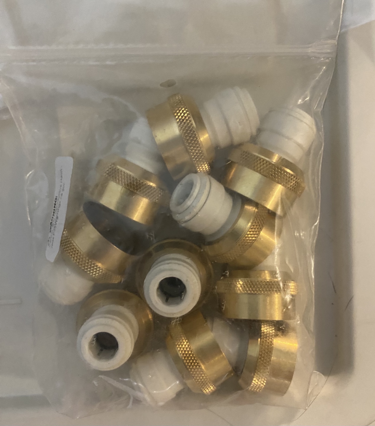 John Guest Speedfit 3/8" x 3/4" Hose Connectors - 10 Pack - photo 2