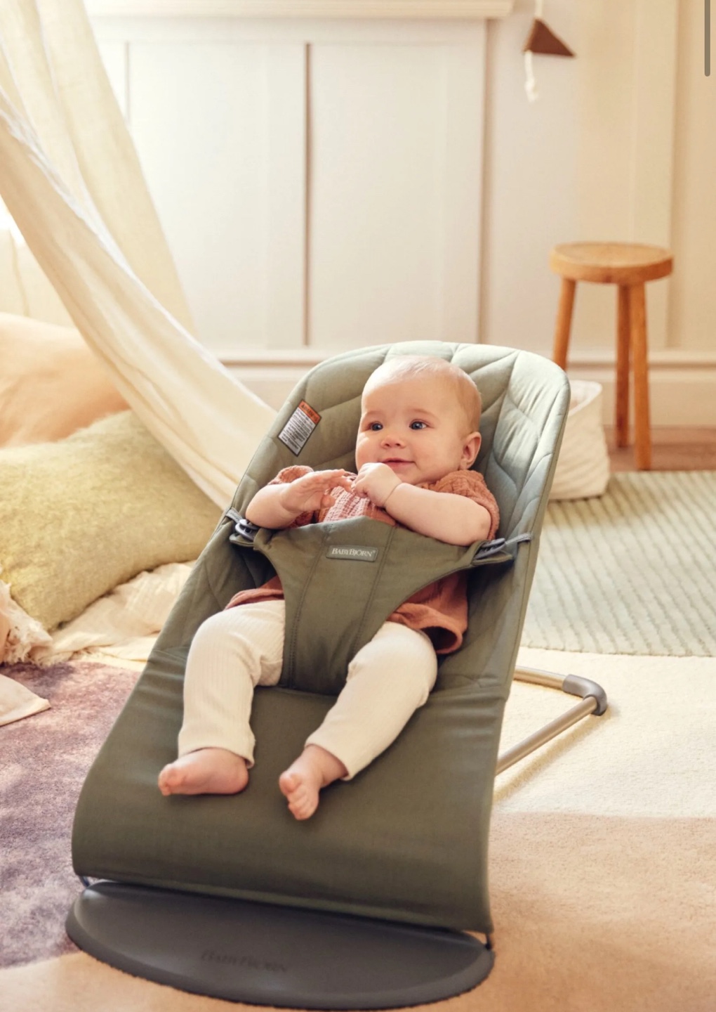 BabyBjörn Bouncer Bliss (Olive) - photo 3