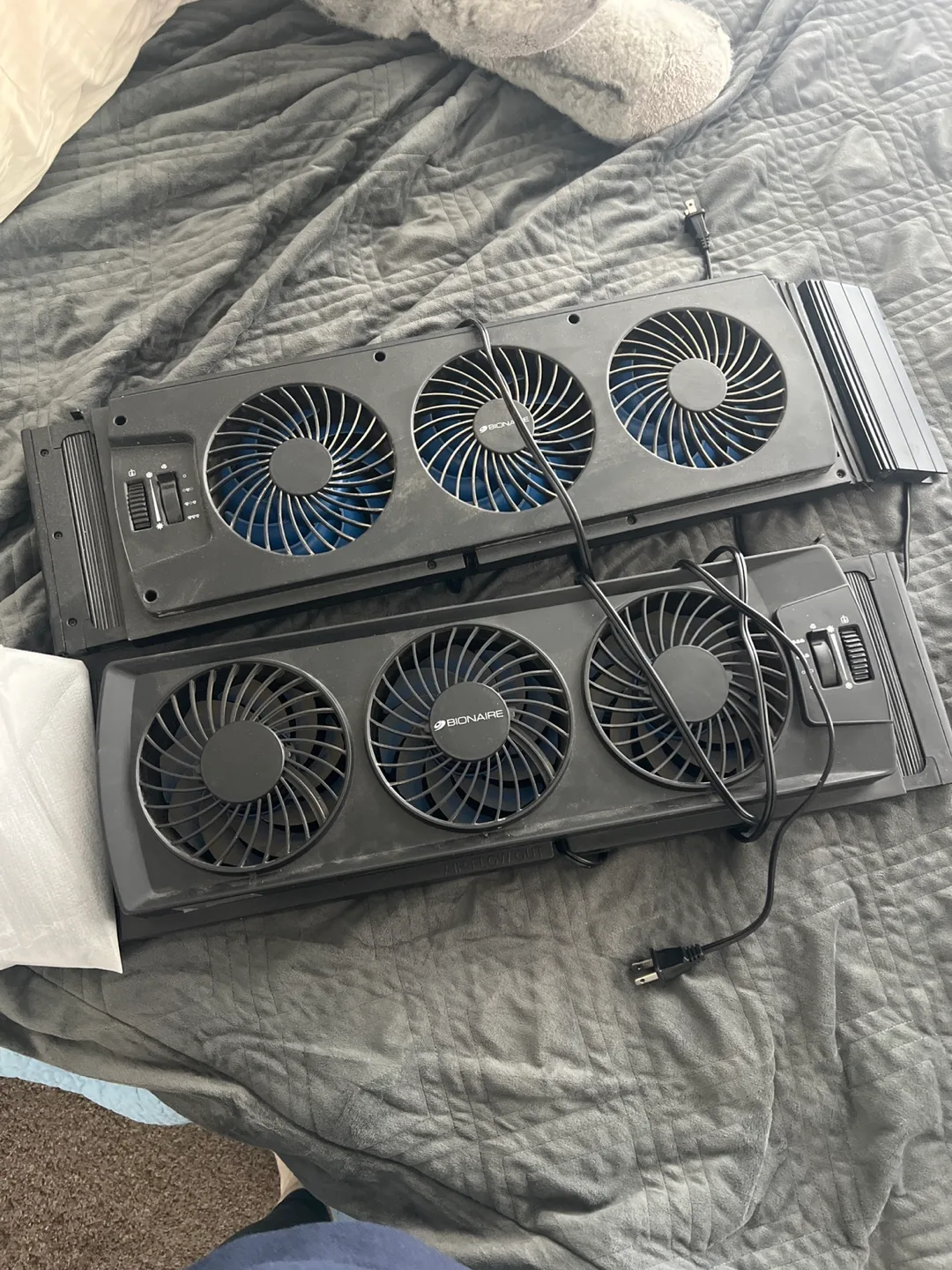 Two Bionaire Triple Window Fans thumbnail