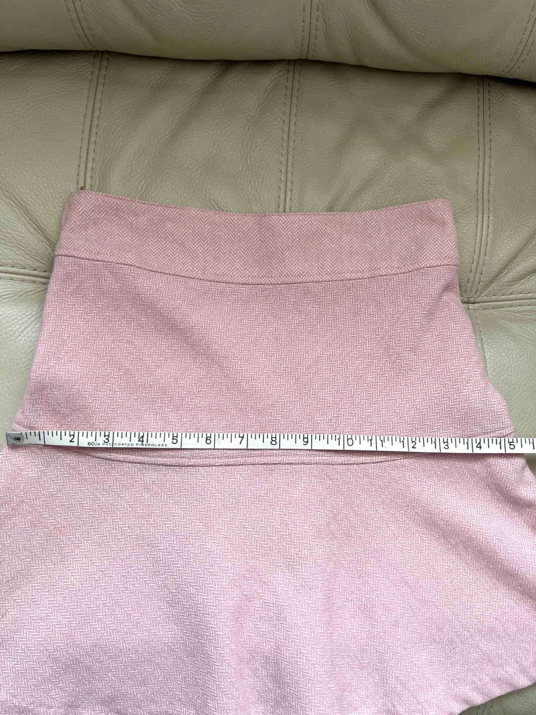 Benetton Girls Pink Herringbone Skirt image indicator(6)