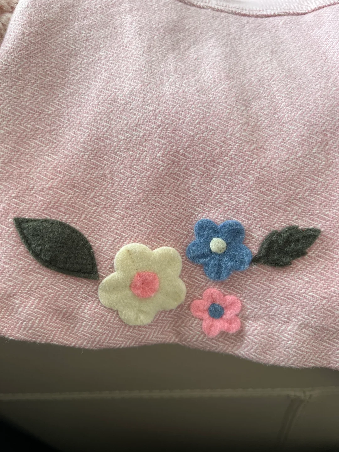 Benetton Girls Pink Herringbone Skirt image indicator(8)