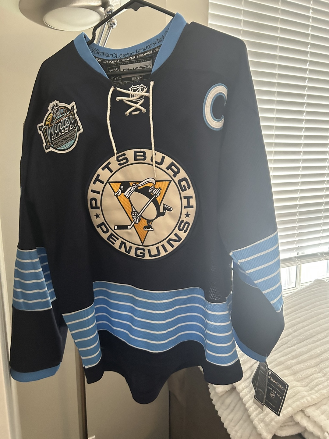 Reebok Pittsburgh Penguins Crosby #87 Winter Classic Jersey - photo 2