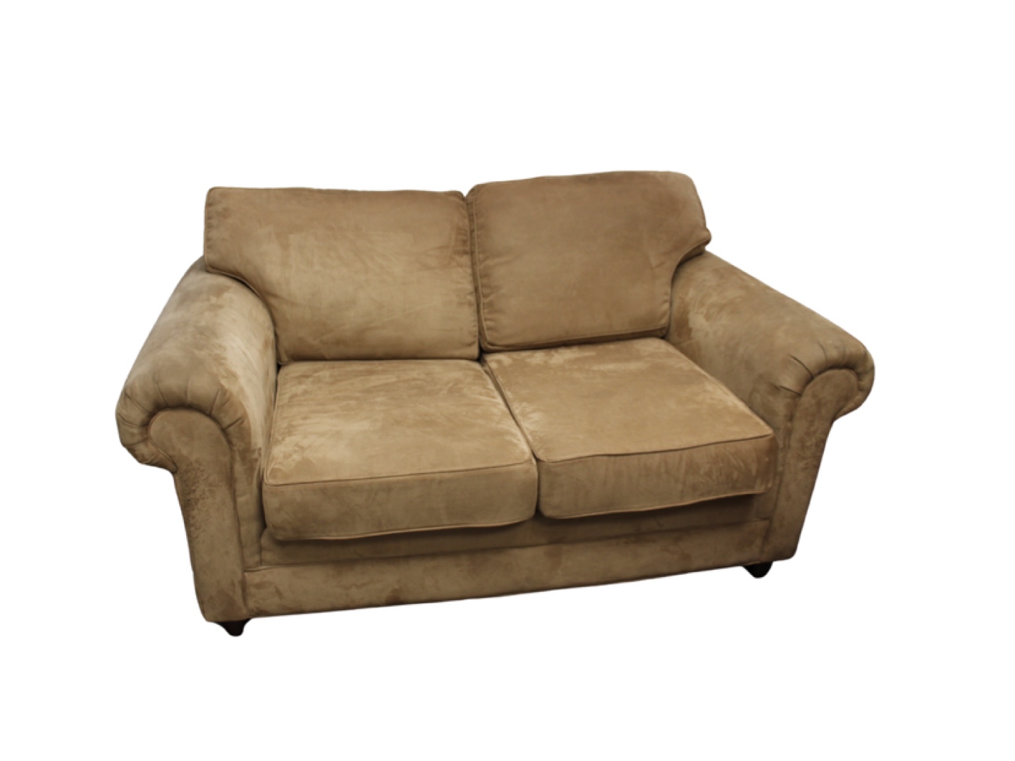 Tan Microfiber Sofa and Loveseat Set - photo 2