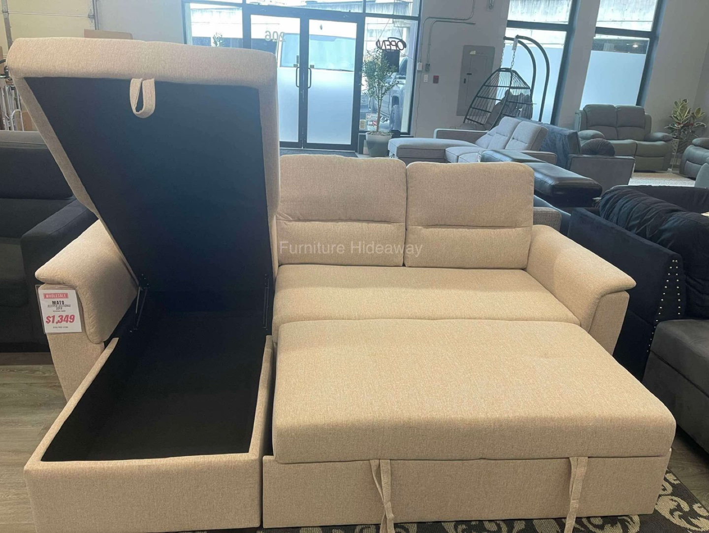 SLEEPER SOFA WITH REVERSIBLE CHAISE 🛋️ WHOLESALE PRICE‼️ - photo 3