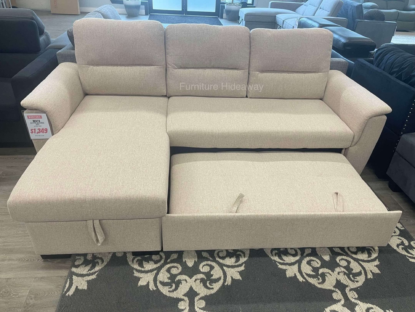 SLEEPER SOFA WITH REVERSIBLE CHAISE 🛋️ WHOLESALE PRICE‼️ - photo 4