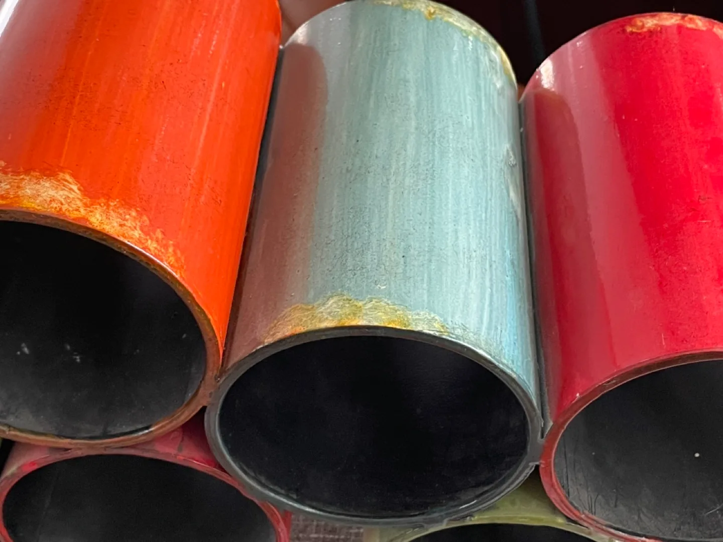 Colorful Metal Wine Rack - Like New image indicator(2)