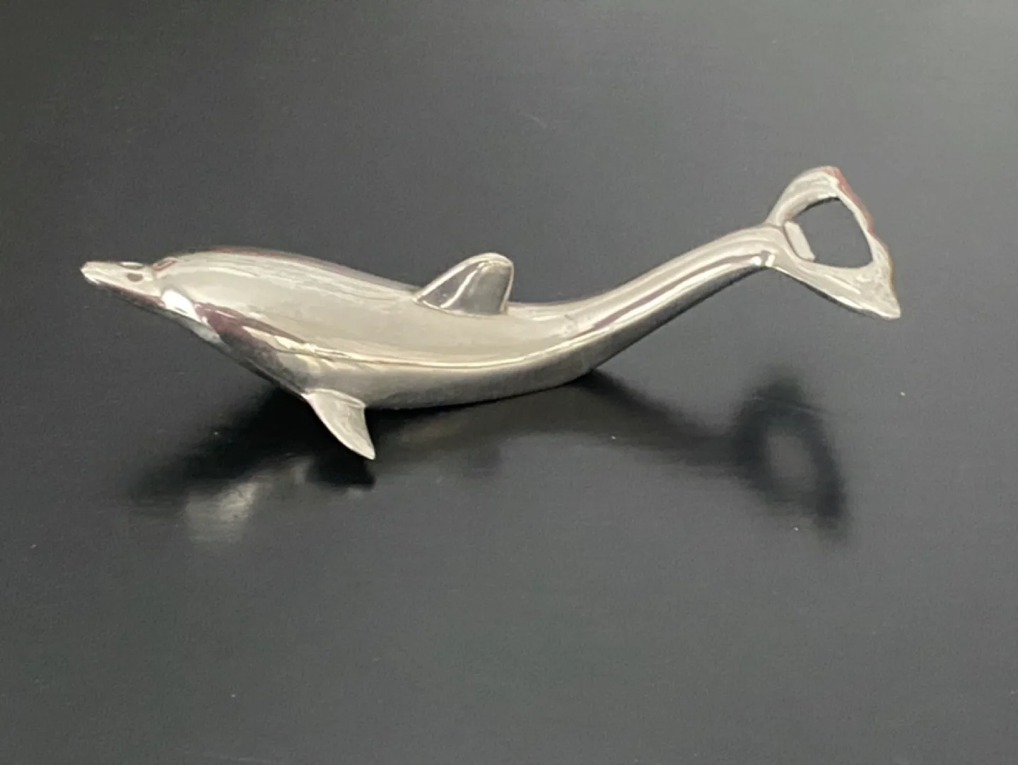 Vintage BMF Silver Dolphin Double Bottle Opener! image indicator(6)