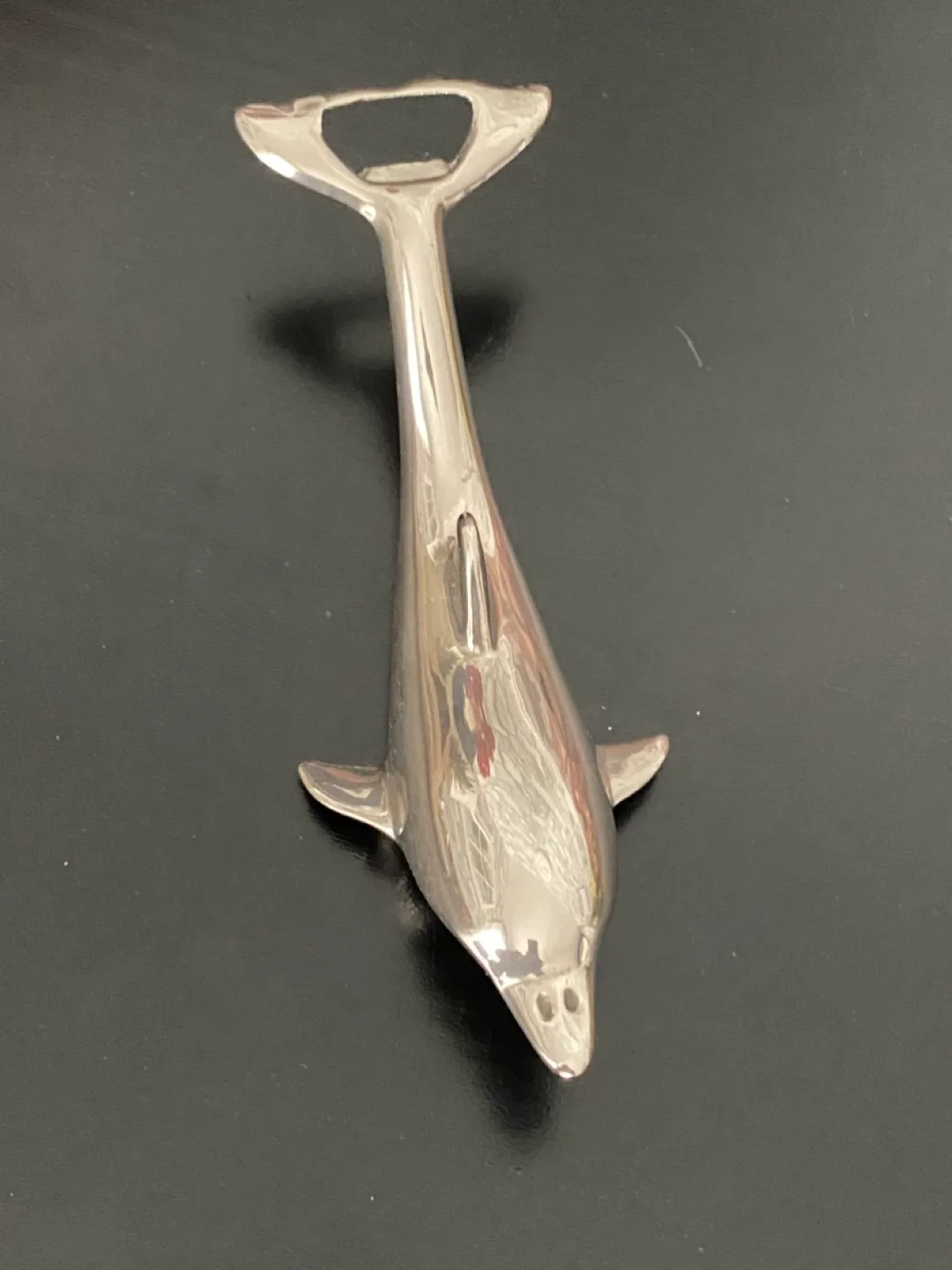 Vintage BMF Silver Dolphin Double Bottle Opener! image indicator(2)