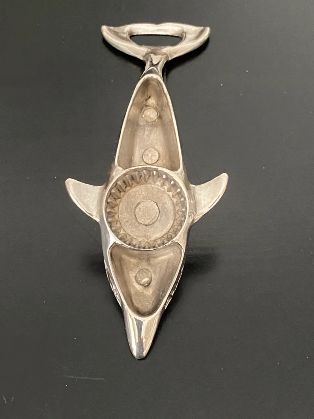 Vintage BMF Silver Dolphin Double Bottle Opener! image indicator(4)