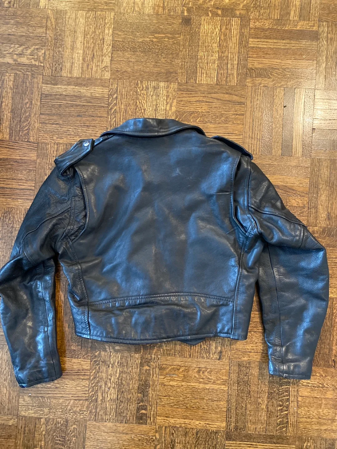 Vintage Rogue Rider Leather Jacket image indicator(4)