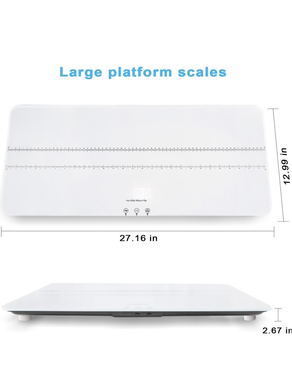 Digital Pet Scale - Large LED Platform Scale - photo 3