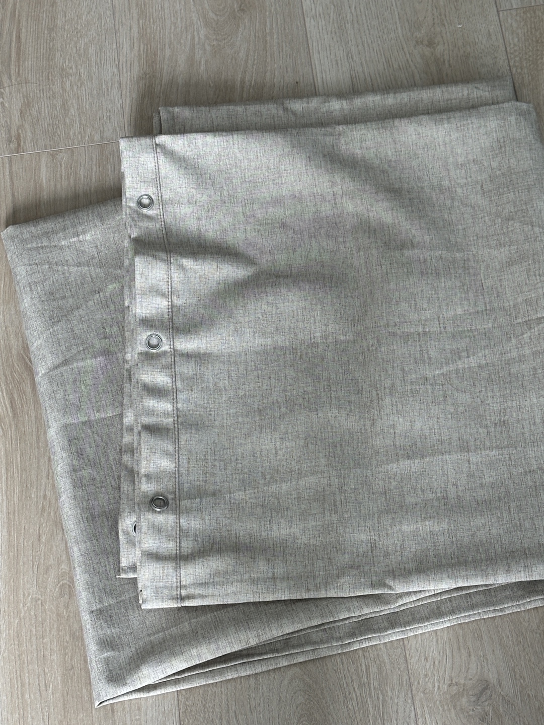 Beige Shower Curtain - Wrinkle Resistant & Machine Washable
