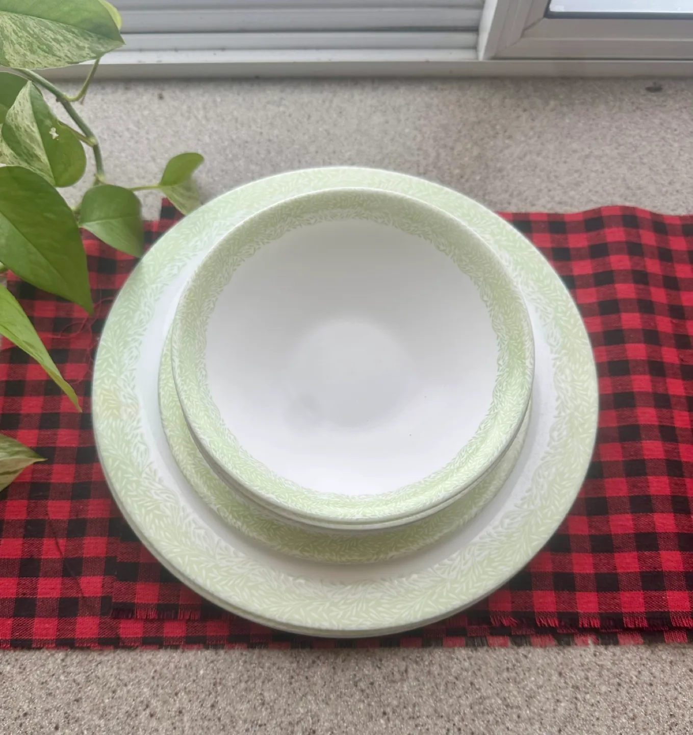 Martha Stewart Everyday France Green Vines Dinner set image indicator(2)