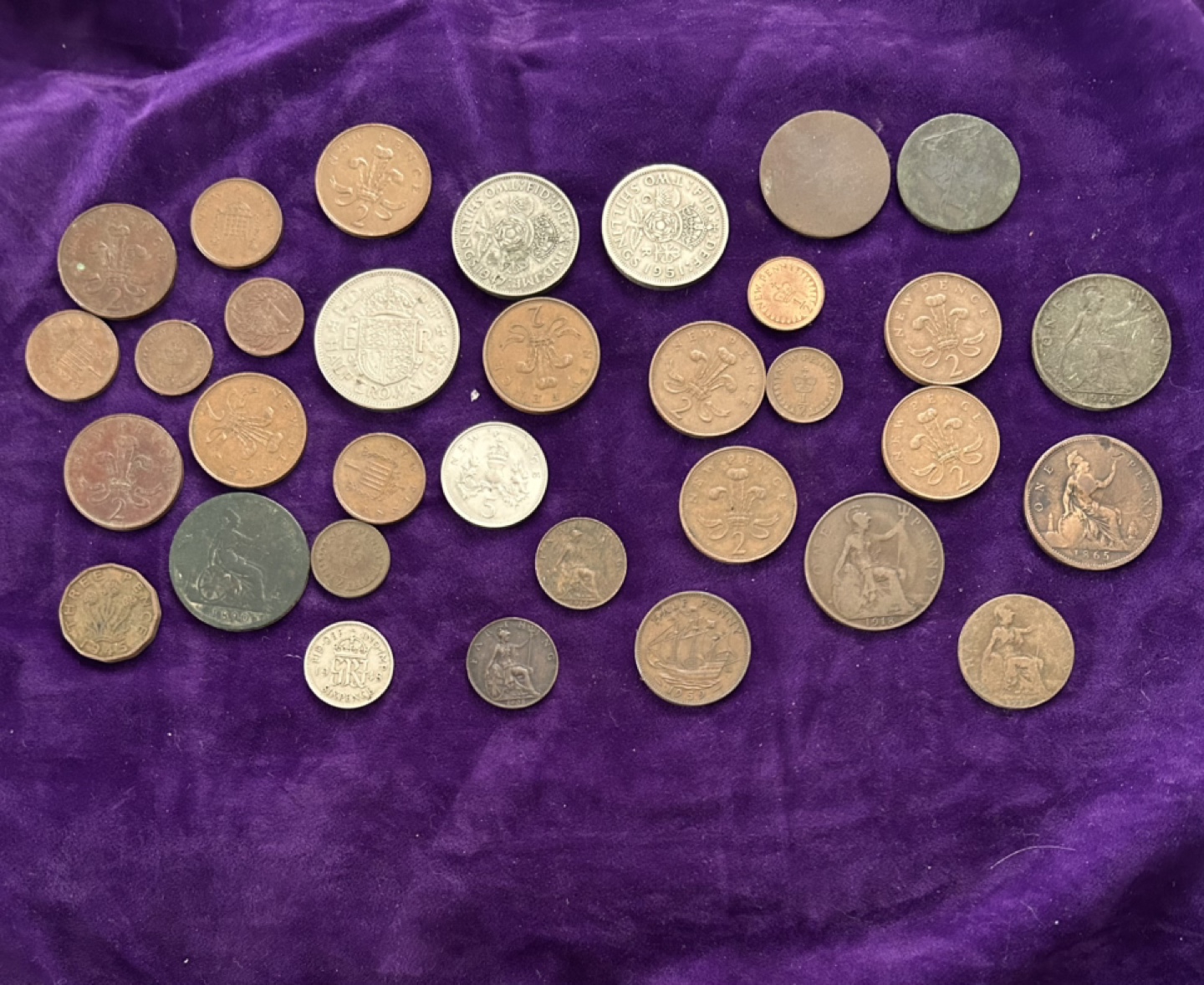 Collection of Vintage British Coins
