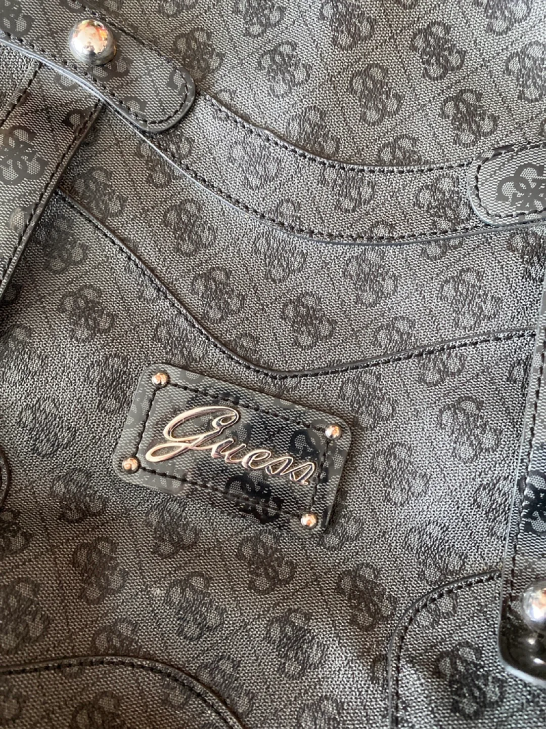 Guess Black Tote Bag image indicator(7)