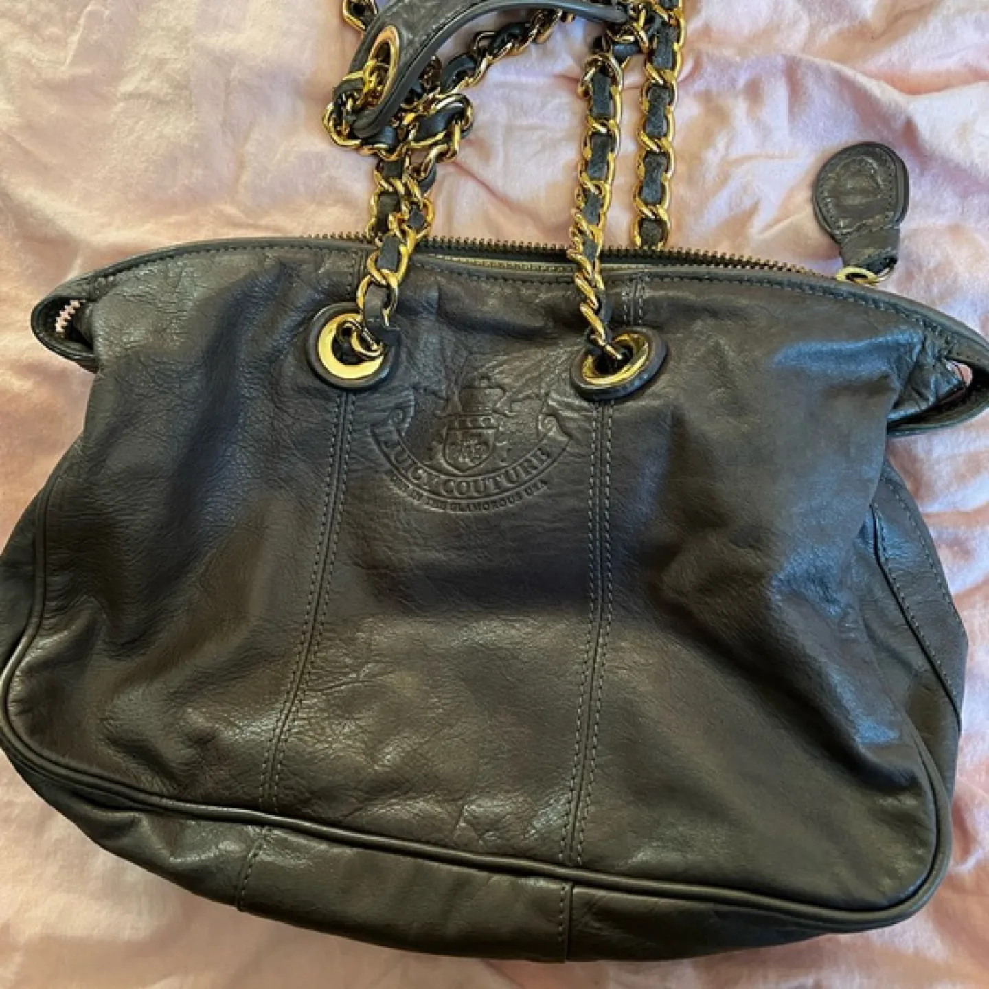 leather juicy couture vintage bag thumbnail