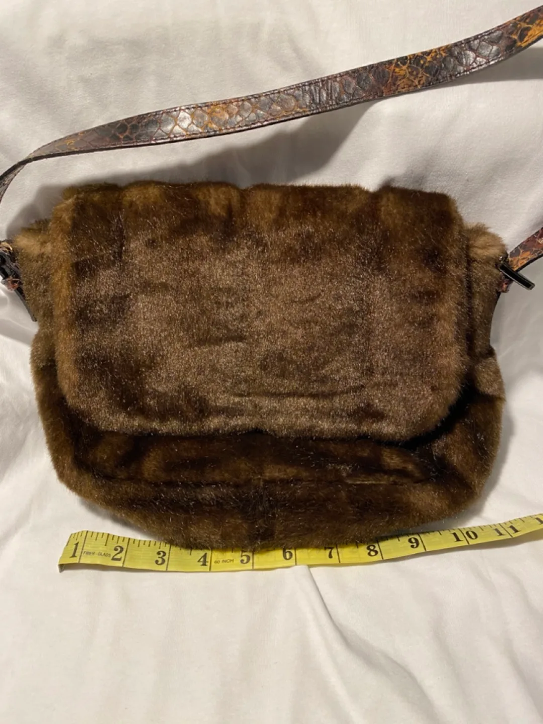 Brown Fur Shoulder Bag image indicator(2)