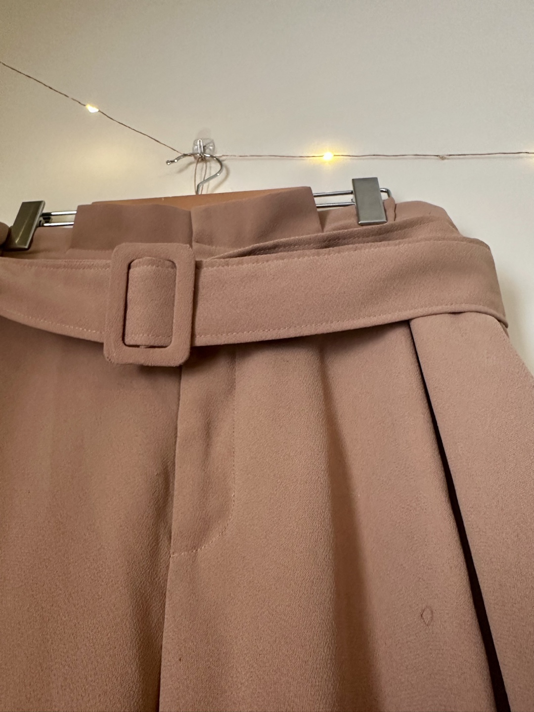 ELOQUII Caramel Paper-bag Waist Dress Pants — 22