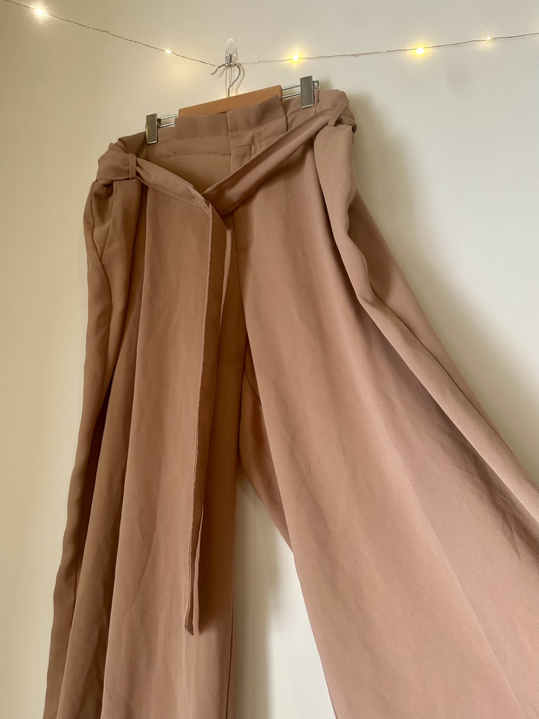ELOQUII Caramel Paper-bag Waist Dress Pants — 22 - photo 2