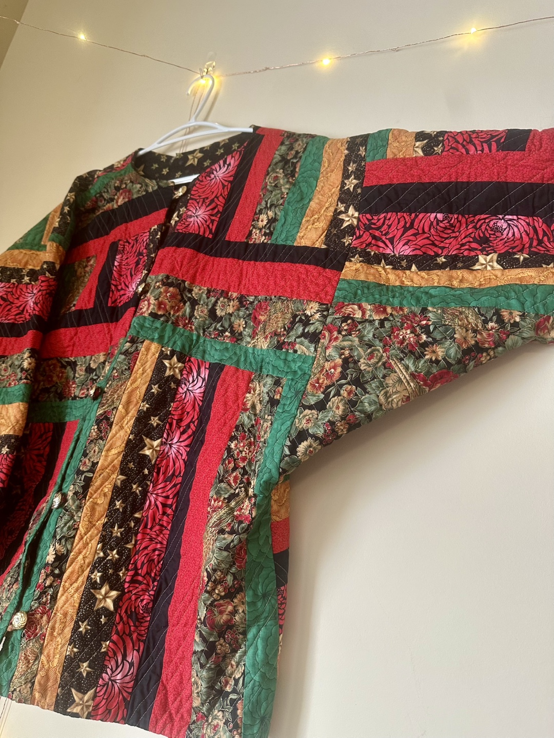 Vintage Hand Made Quilted Jacket - photo 2