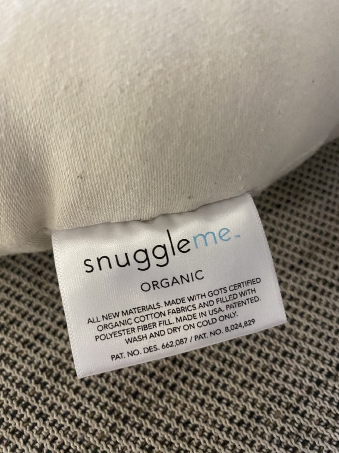 SnuggleMe Organic Baby Lounger with Cover - photo 3