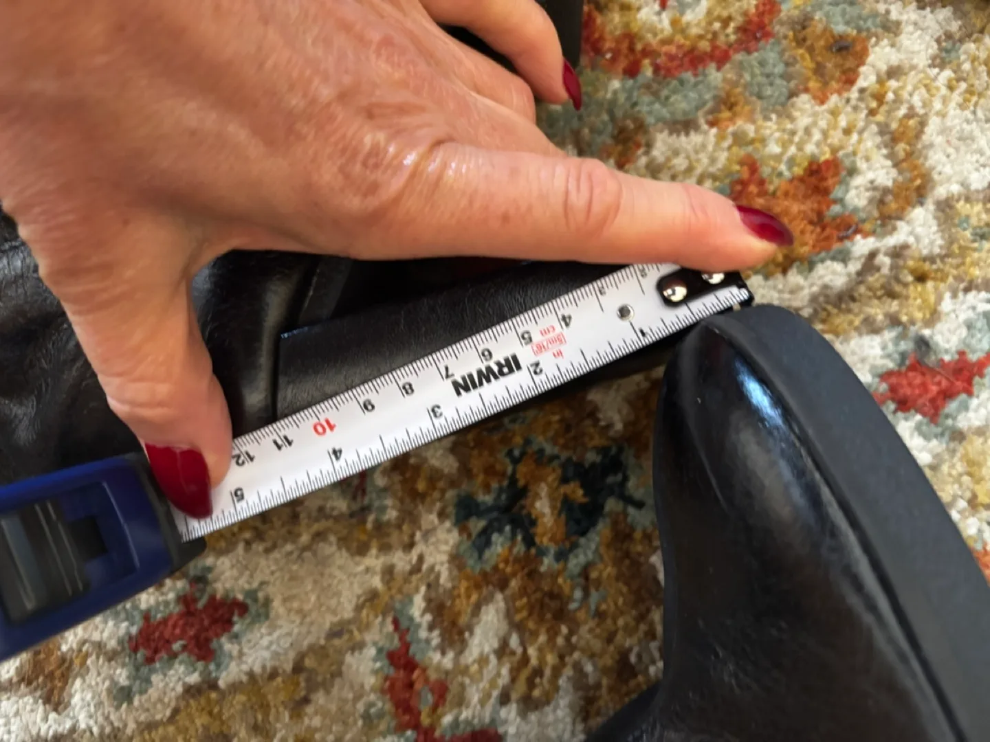 Zara Black Leather Thigh-High Boots image indicator(5)