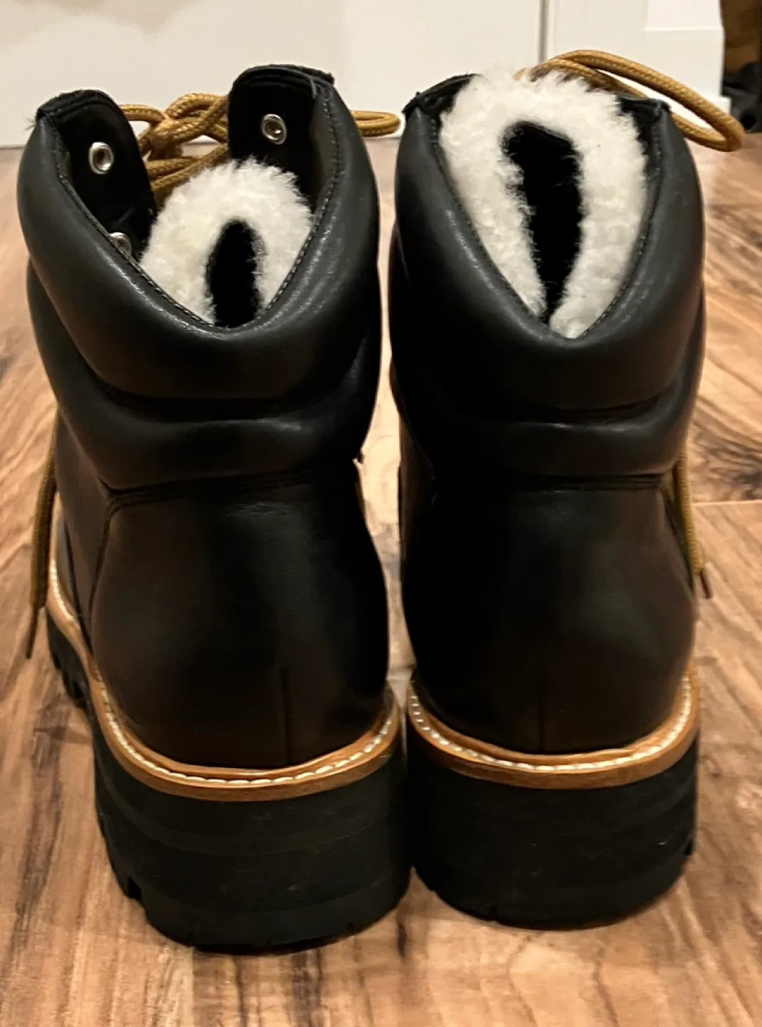 Marc Fisher Idella Leather Shearling boots image indicator(3)