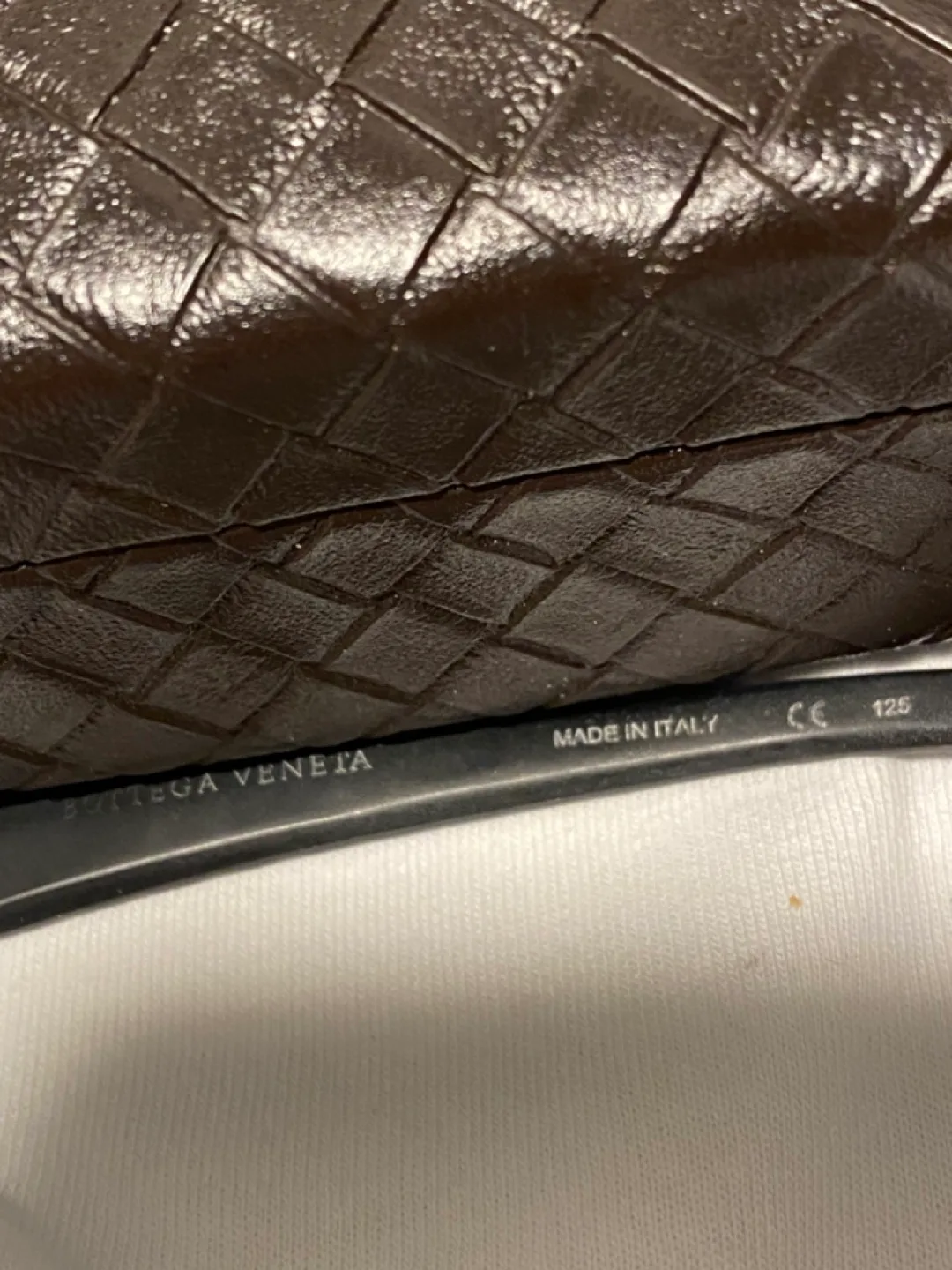 Bottega Veneta Black Woven Sunglasses image indicator(5)