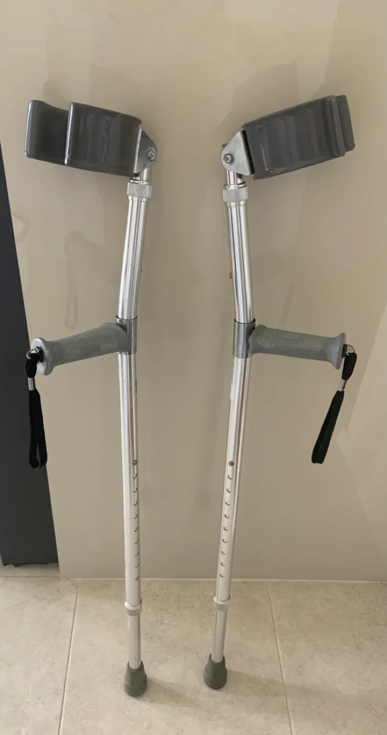 Forearm crutches image indicator(2)